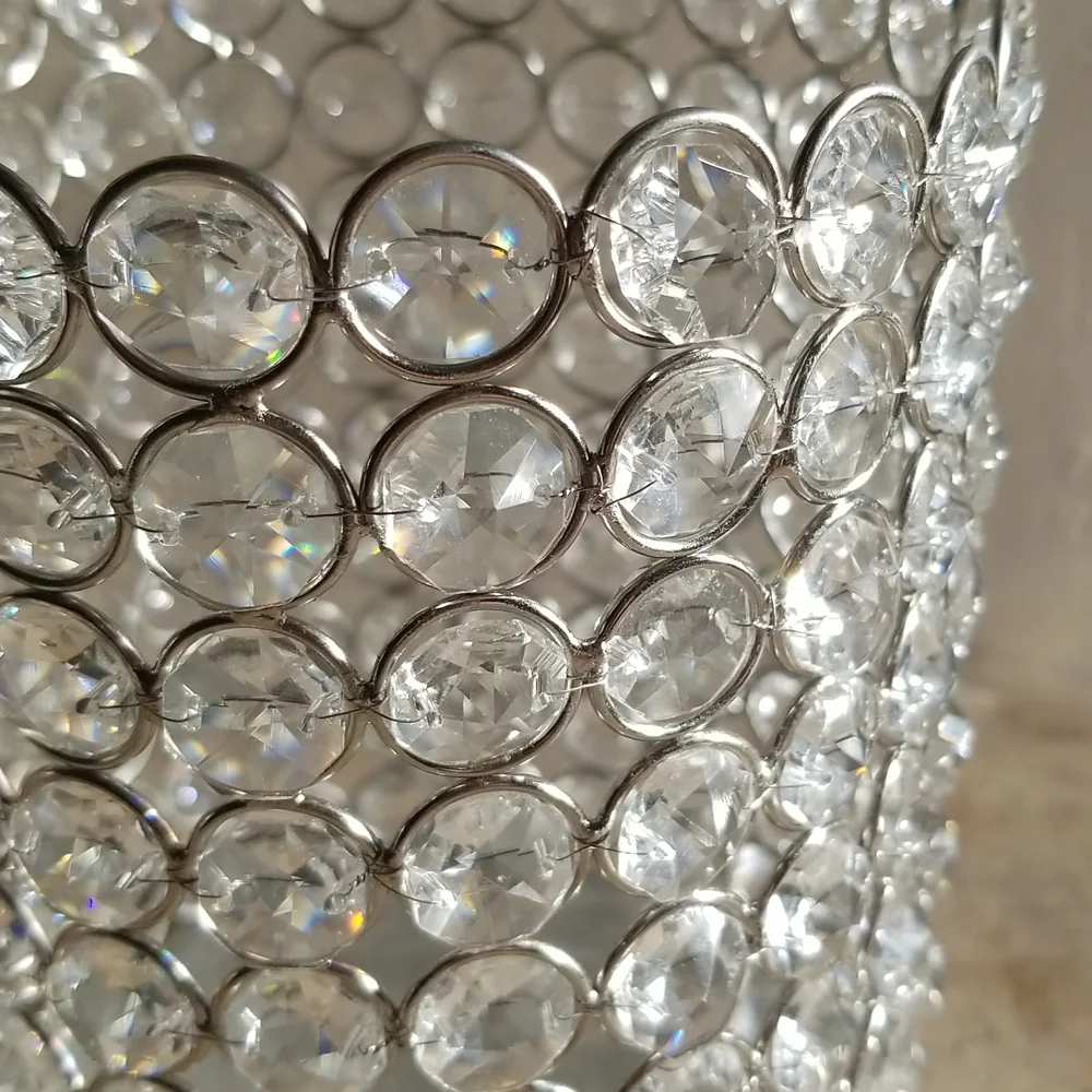 Z Gallerie Crystal Candle Holder